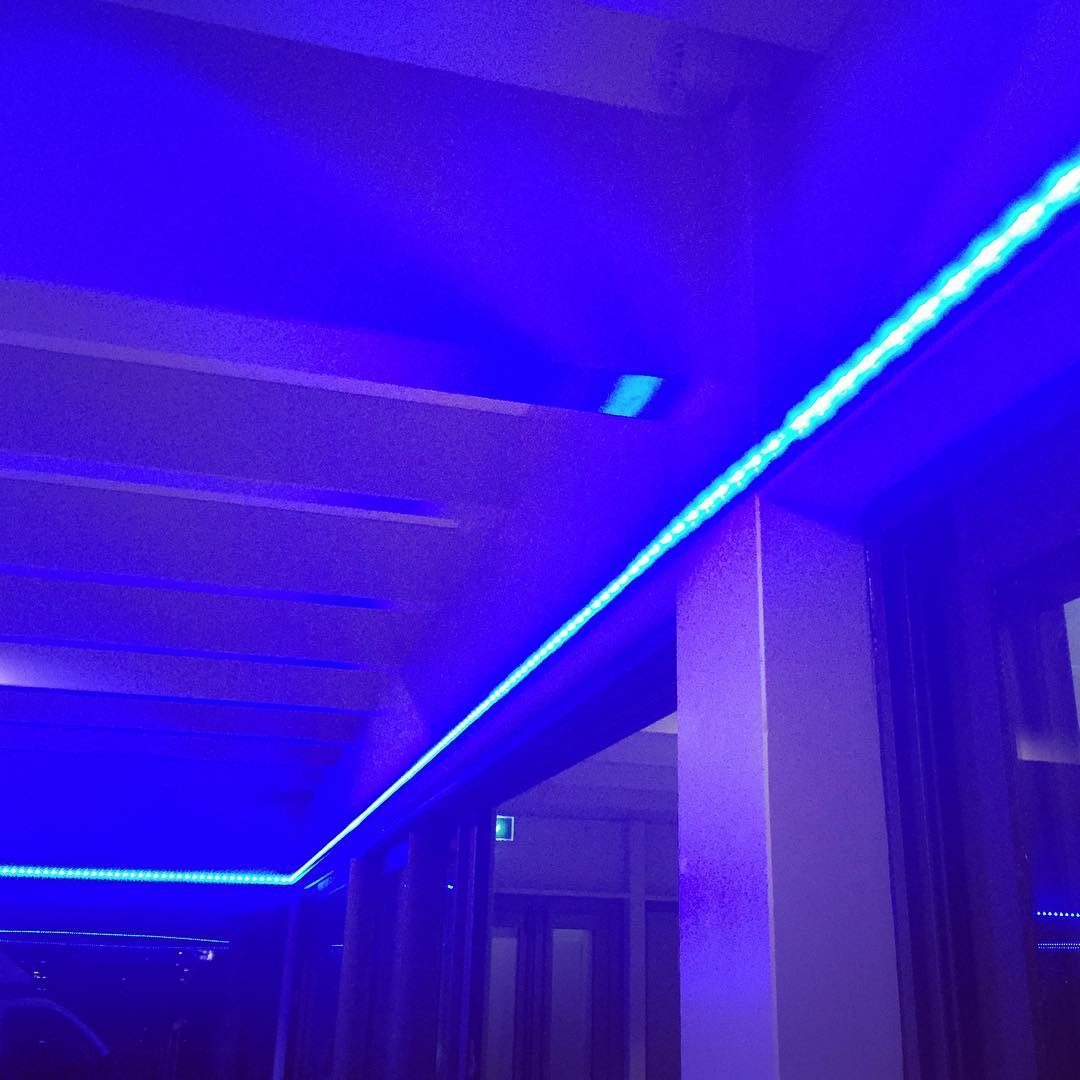 Réalisation extension hotel en domotique knx pour faire la variation et contrôle rgb